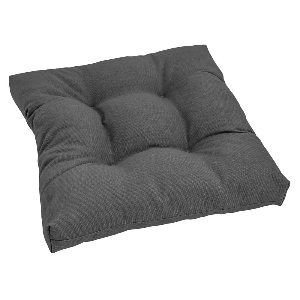 19-inch Squared Spun Polyester Tufted Dining Chair Cushion. Picture 1