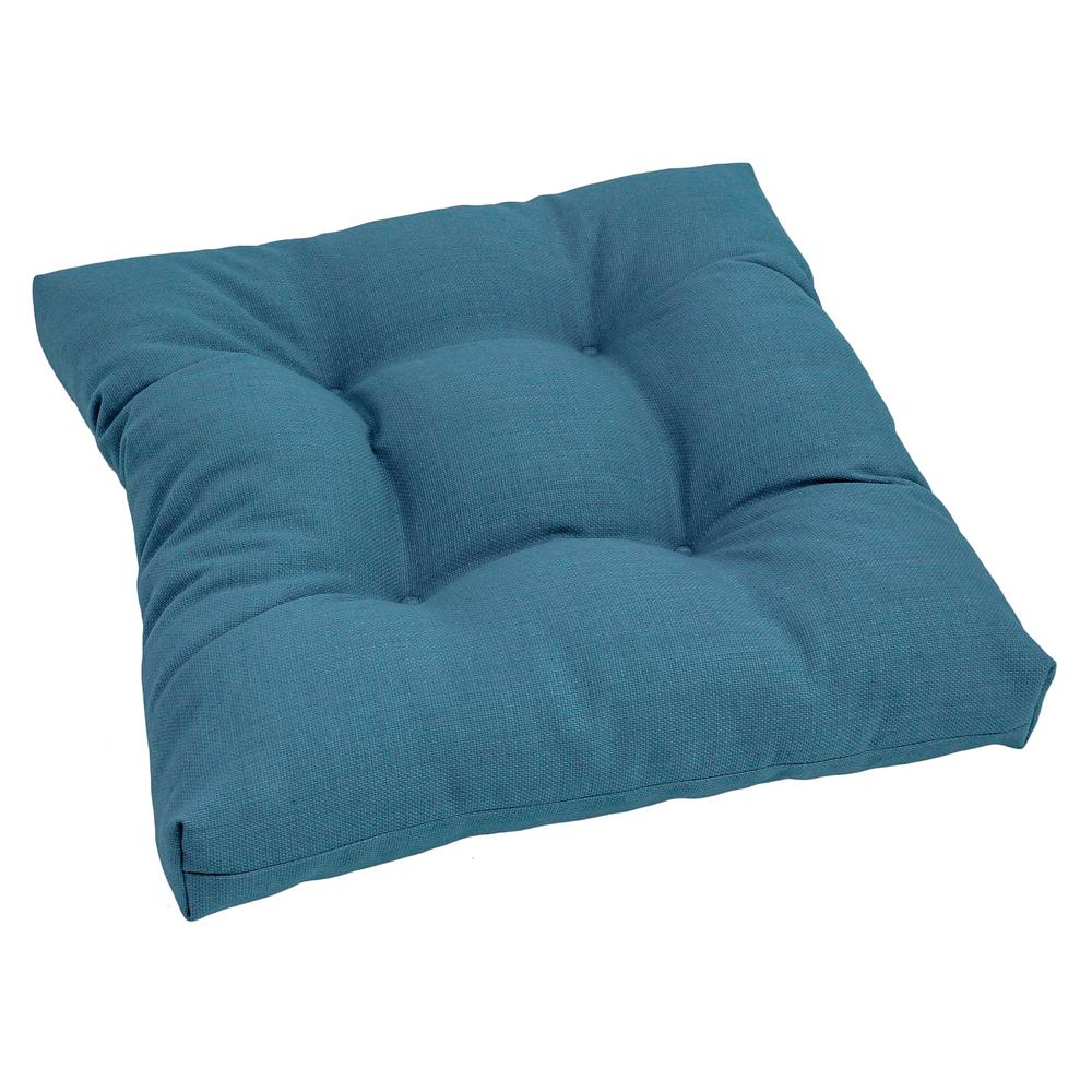 19-inch Squared Solid Spun Polyester Tufted Dining Chair Cushion  94005-1CH-REO-SOL-16. Picture 1