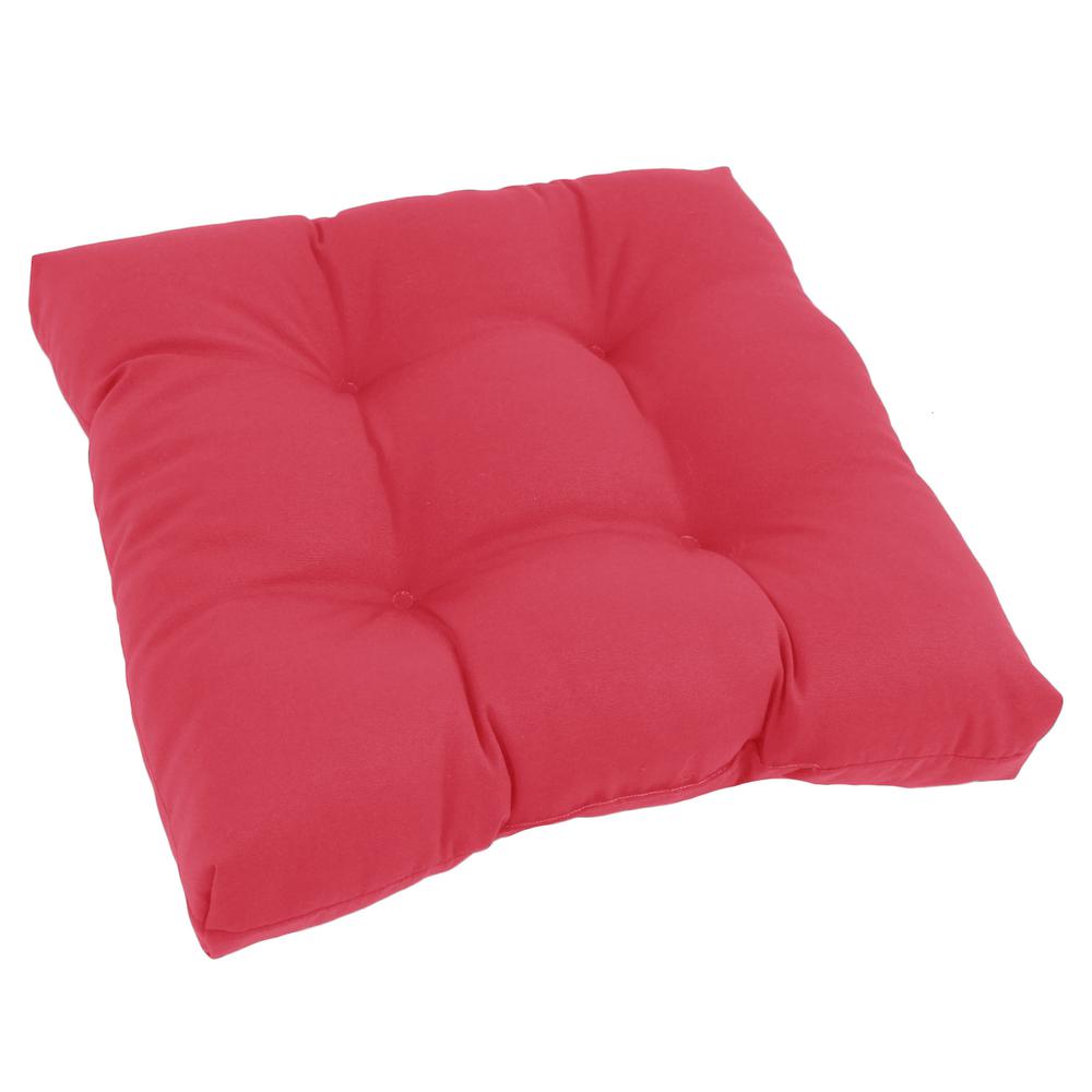 19-inch Squared Twill Tufted Dining Chair Cushion 94005-1CH-TW-BB. Picture 1