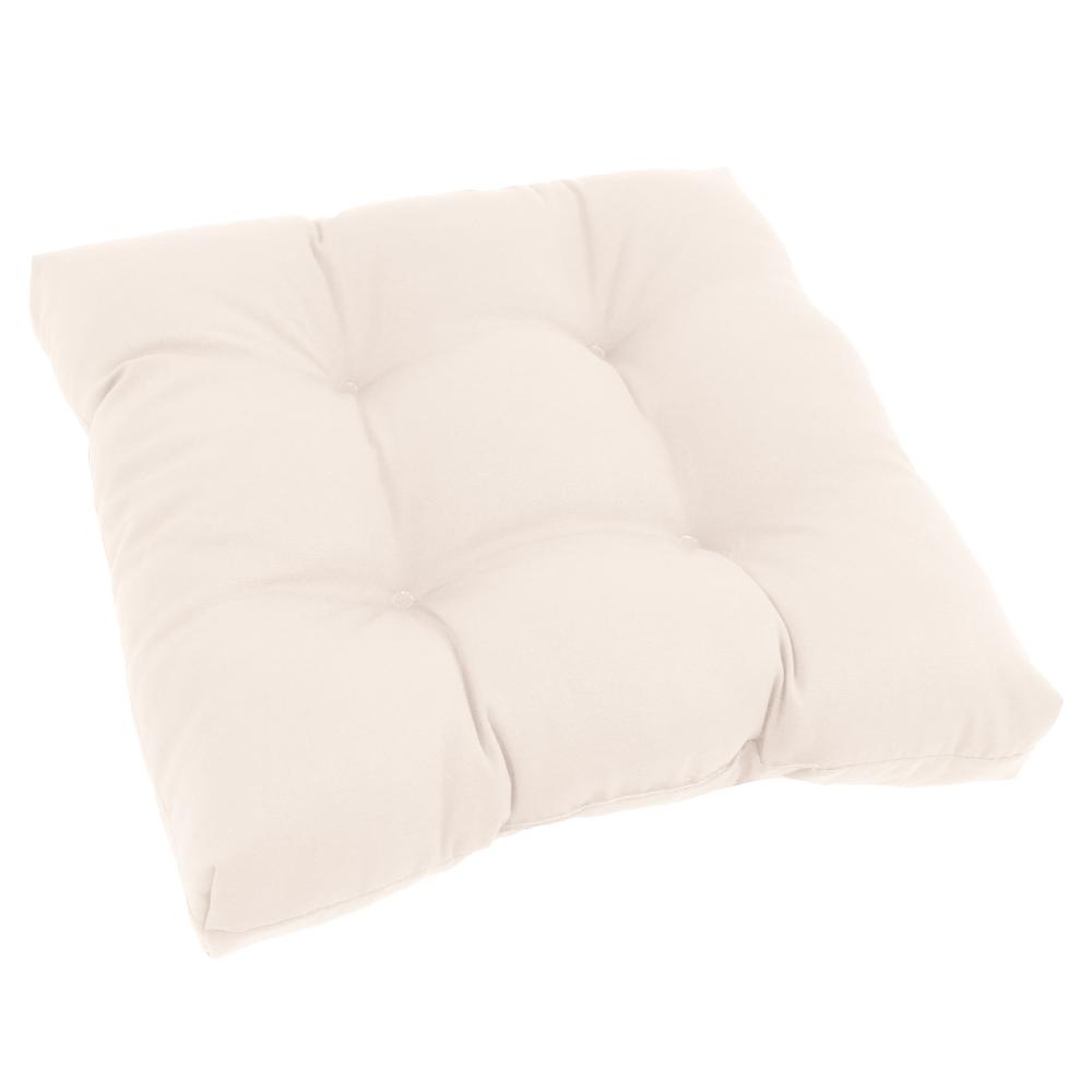 19-inch Squared Twill Tufted Dining Chair Cushion 94005-1CH-TW-EG. Picture 1