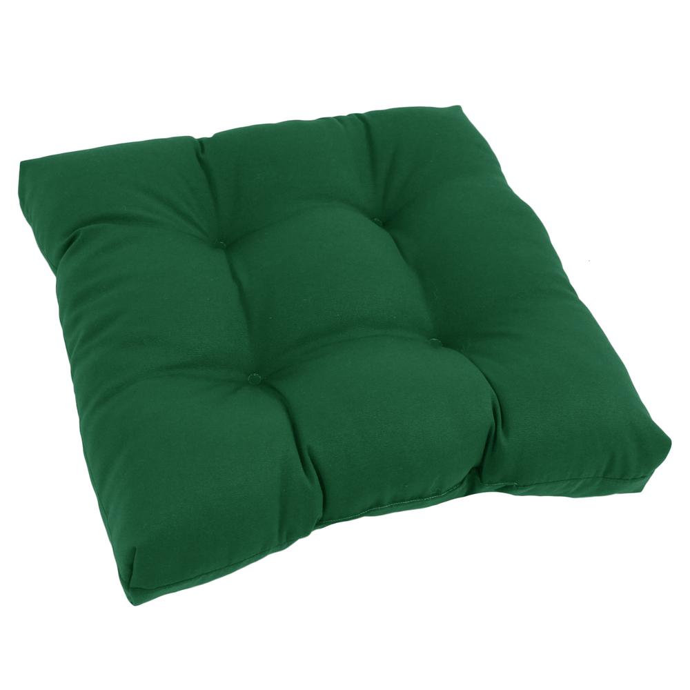 19-inch Squared Twill Tufted Dining Chair Cushion 94005-1CH-TW-FG. Picture 1