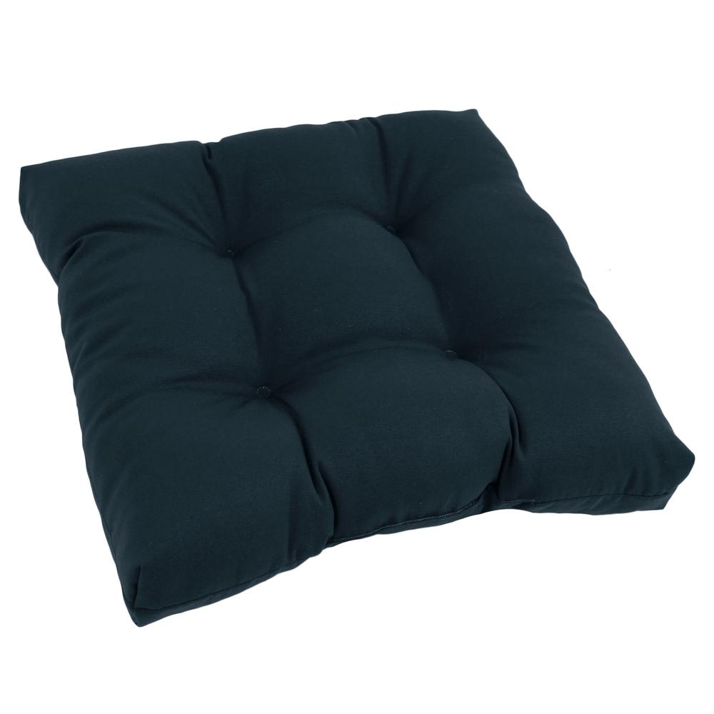 19-inch Squared Twill Tufted Dining Chair Cushion 94005-1CH-TW-NV. Picture 1