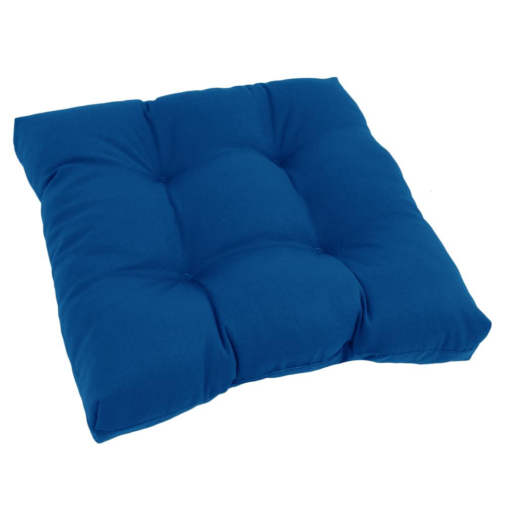 19-inch Squared Twill Tufted Dining Chair Cushion 94005-1CH-TW-RB. Picture 1