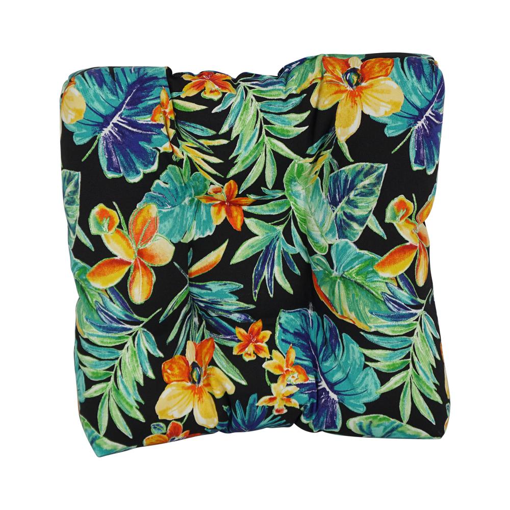 19-inch Squared Patterned Spun Polyester Tufted Dining Chair Cushions (Set of 2) 94005-2CH-REO-62. Picture 2