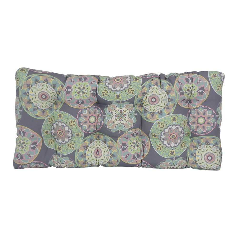 42-inch by 19-inch Polyester Outdoor Tufted Loveseat Cushion 94006-LS-OD-106. Picture 2