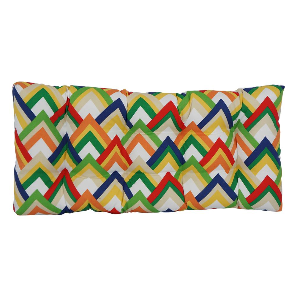 42-inch by 19-inch Polyester Outdoor Tufted Loveseat Cushion 94006-LS-OD-119. Picture 2