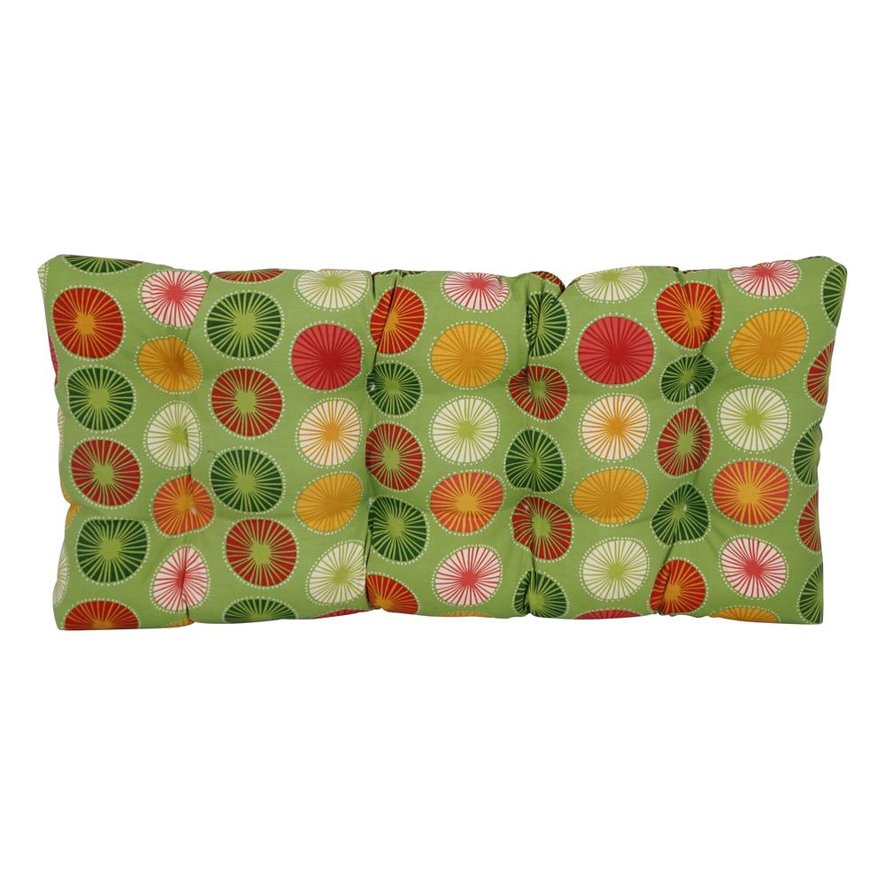 42-inch by 19-inch Polyester Outdoor Tufted Loveseat Cushion 94006-LS-OD-127. Picture 2