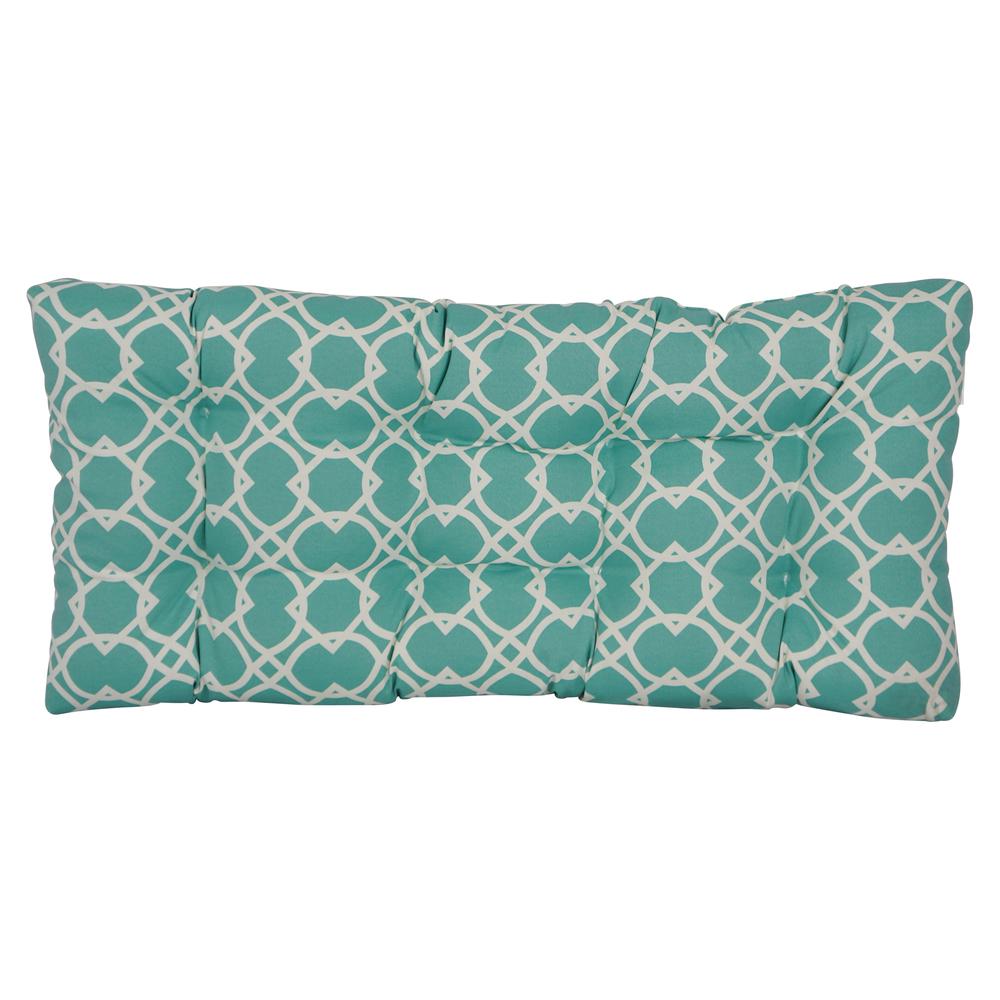 42-inch by 19-inch Polyester Outdoor Tufted Loveseat Cushion 94006-LS-OD-144. Picture 2
