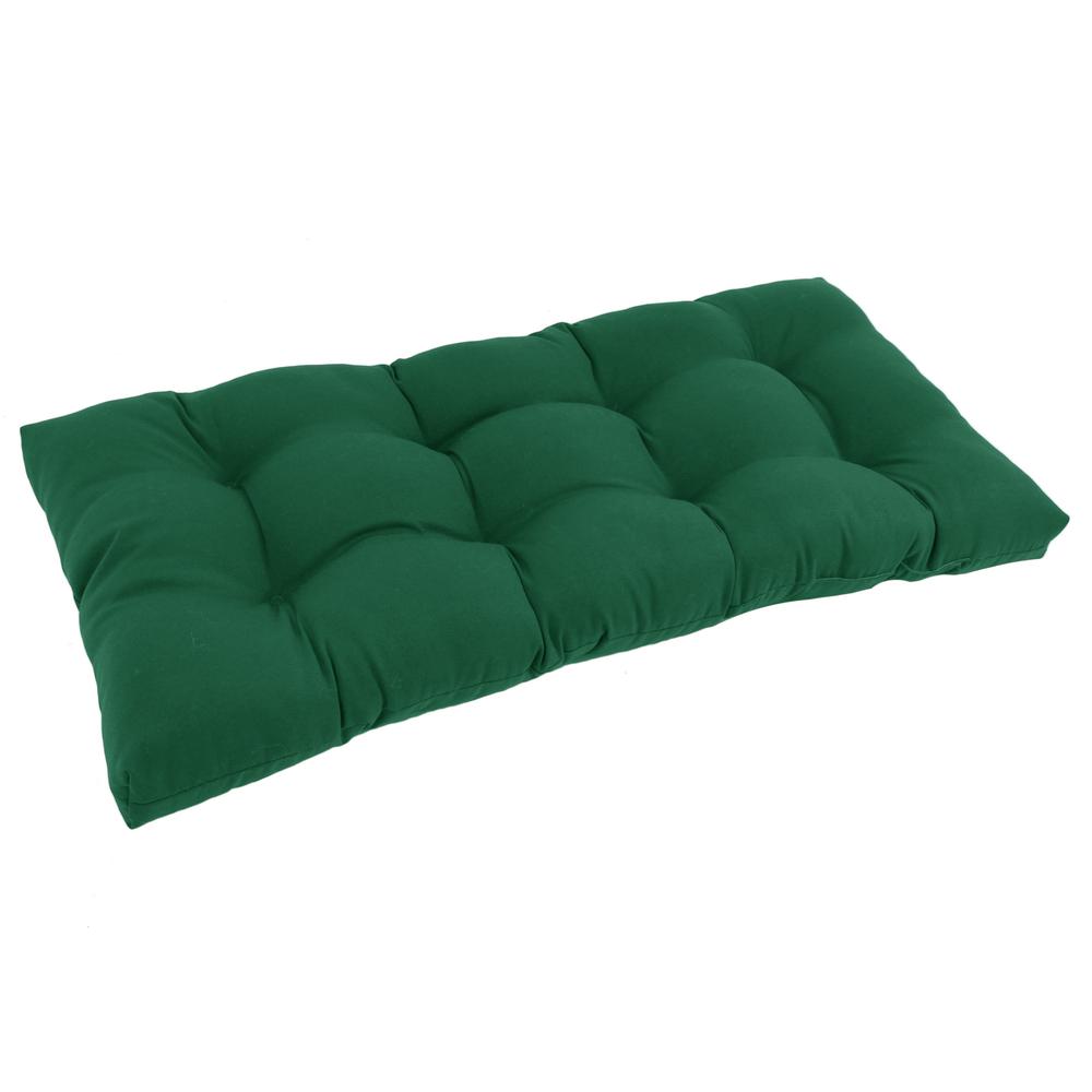 42-inch by 19-inch Squared Twill Tufted Loveseat Cushion 94006-LS-TW-FG. Picture 1