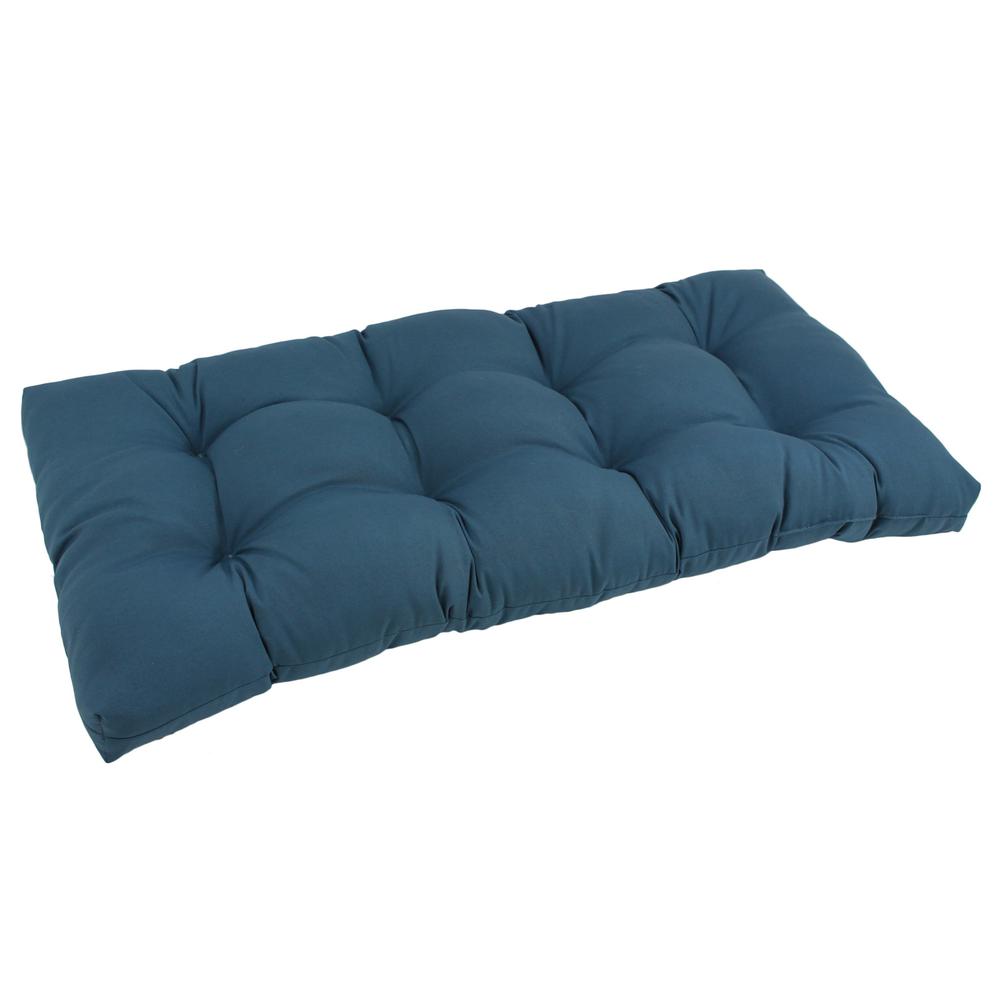 42-inch by 19-inch Squared Twill Tufted Loveseat Cushion. Picture 1