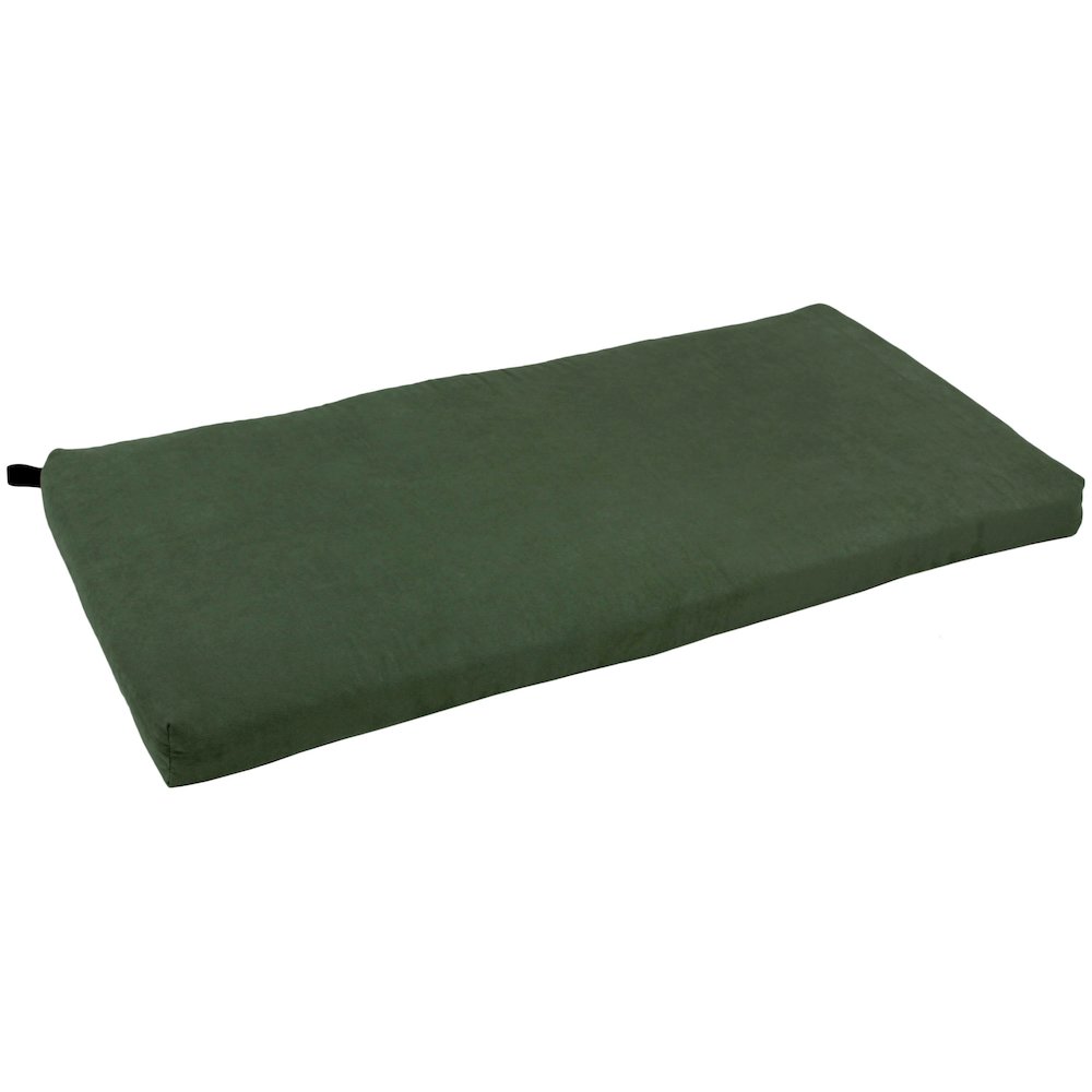 40-inch by 19-inch Solid Microsuede Bench Cushion. Picture 1