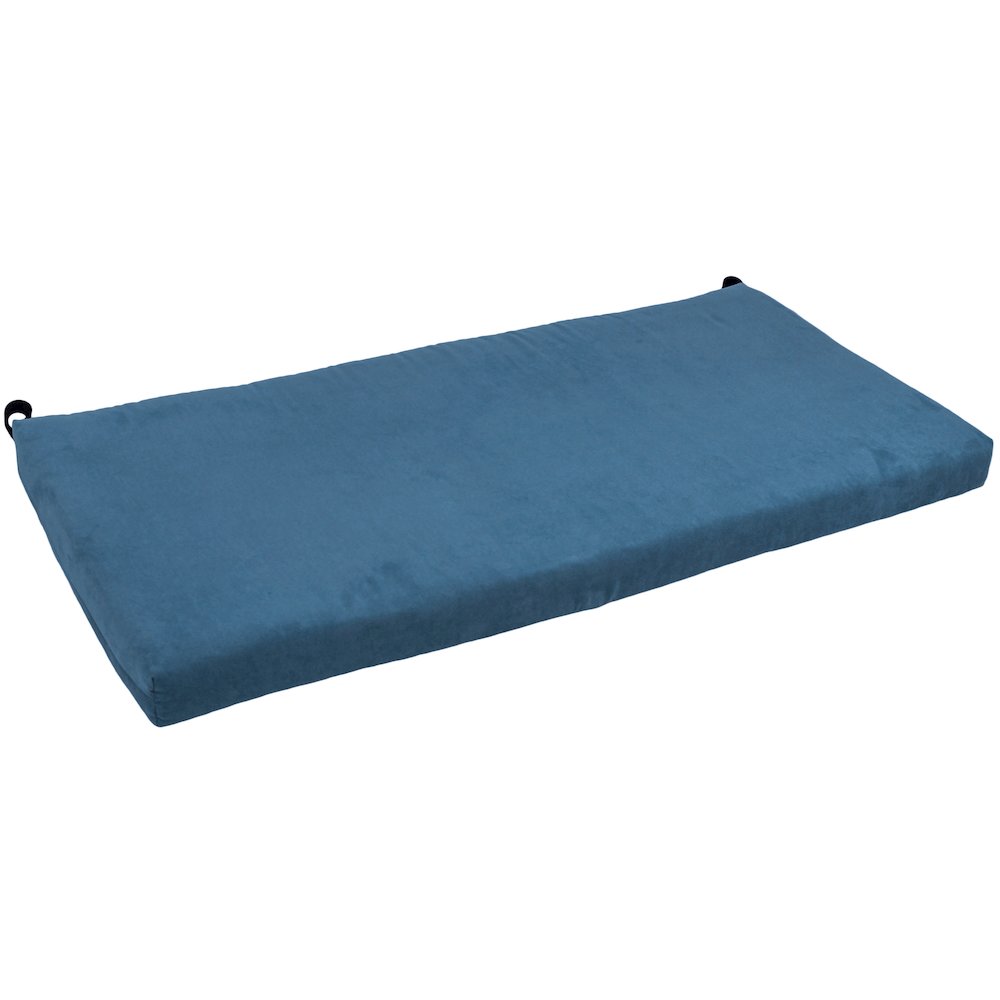 40-inch by 19-inch Solid Microsuede Bench Cushion. Picture 1