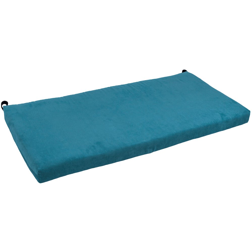 40-inch by 19-inch Solid Microsuede Bench Cushion. Picture 1