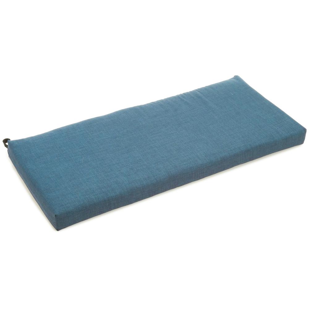40-inch by 19-inch Outdoor Spun Polyester Loveseat Cushion. Picture 1