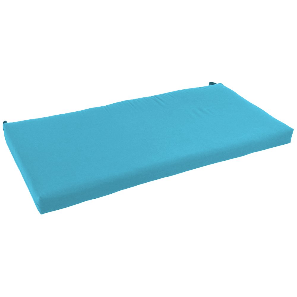 40-inch by 19-inch Solid Twill Loveseat Cushion. Picture 1