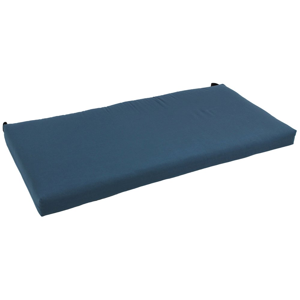 40-inch by 19-inch Solid Twill Loveseat Cushion. Picture 1