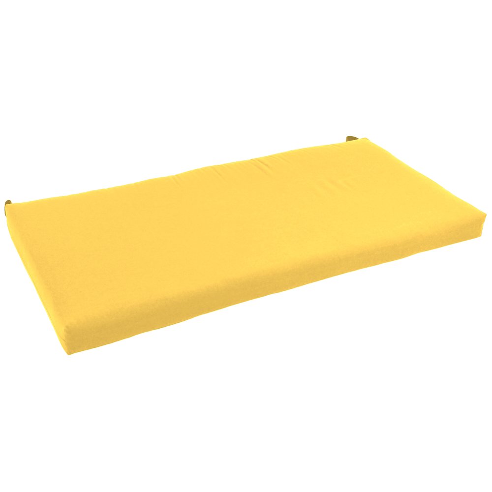 40-inch by 19-inch Solid Twill Loveseat Cushion. Picture 1