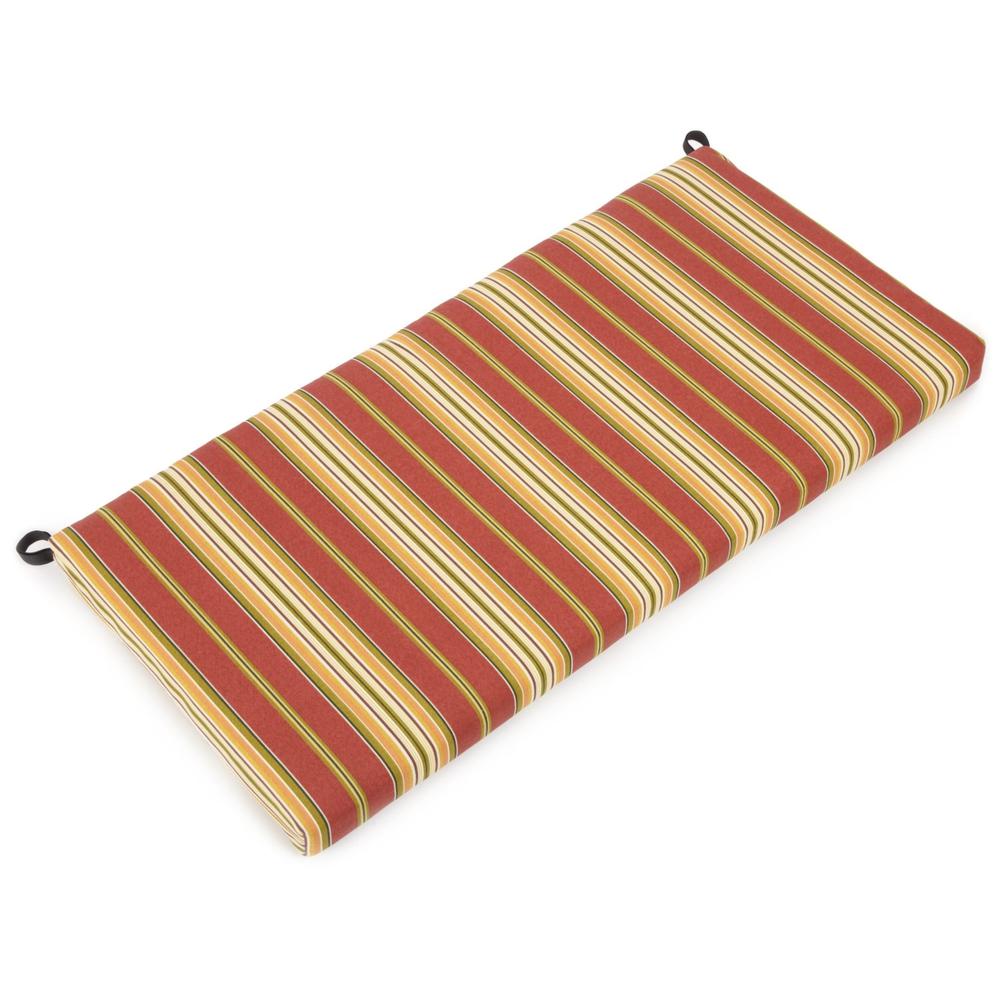 42-inch by 19-inch Spun Polyester Loveseat Cushion. Picture 1
