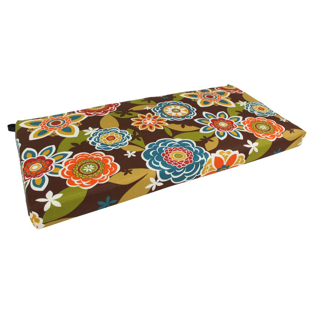 42-inch by 19-inch Spun Polyester Loveseat Cushion. Picture 1