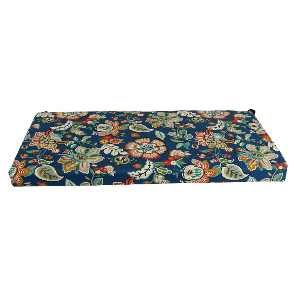 42-inch by 19-inch Patterned Outdoor Spun Polyester Loveseat Cushion. Picture 2