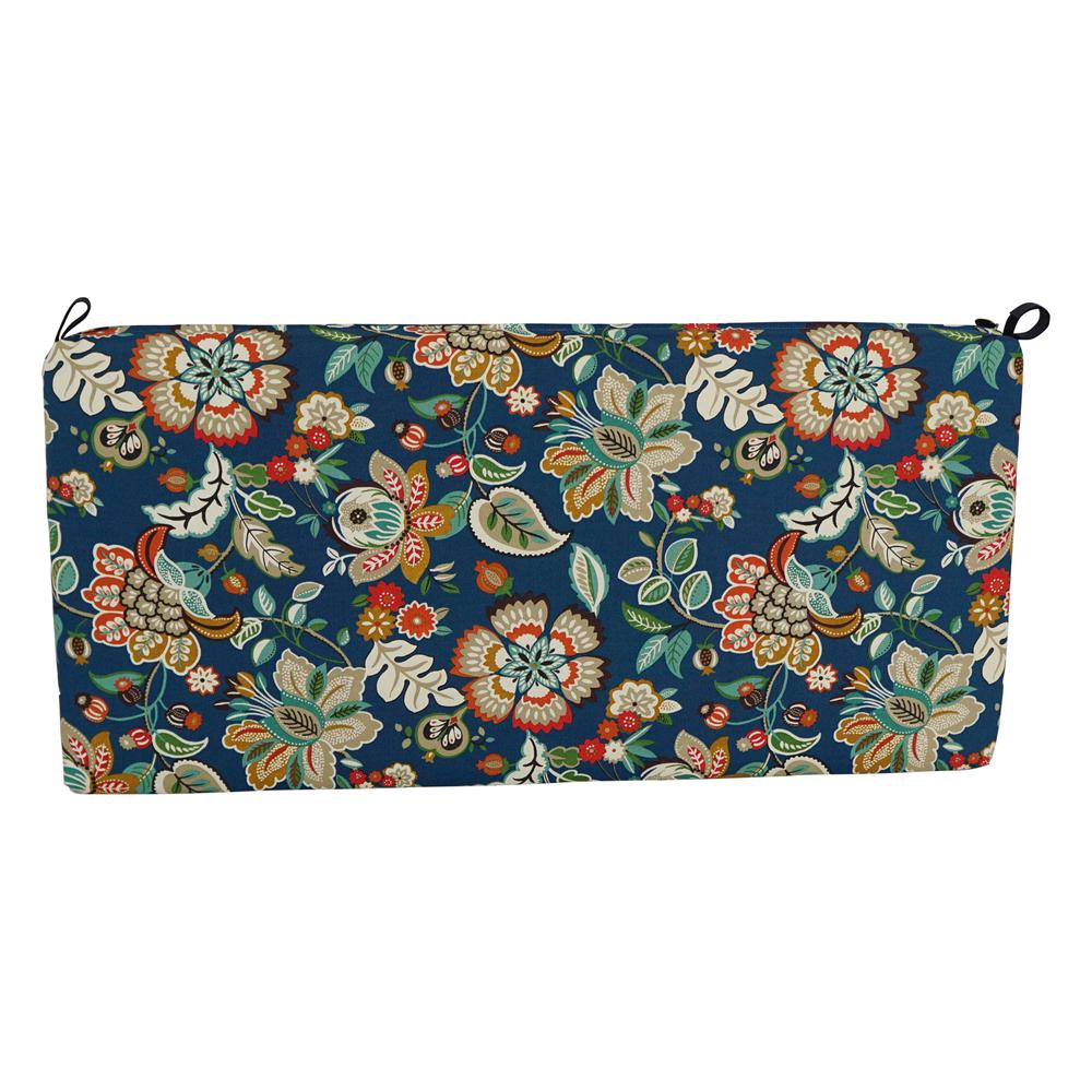 42-inch by 19-inch Patterned Outdoor Spun Polyester Loveseat Cushion. Picture 3