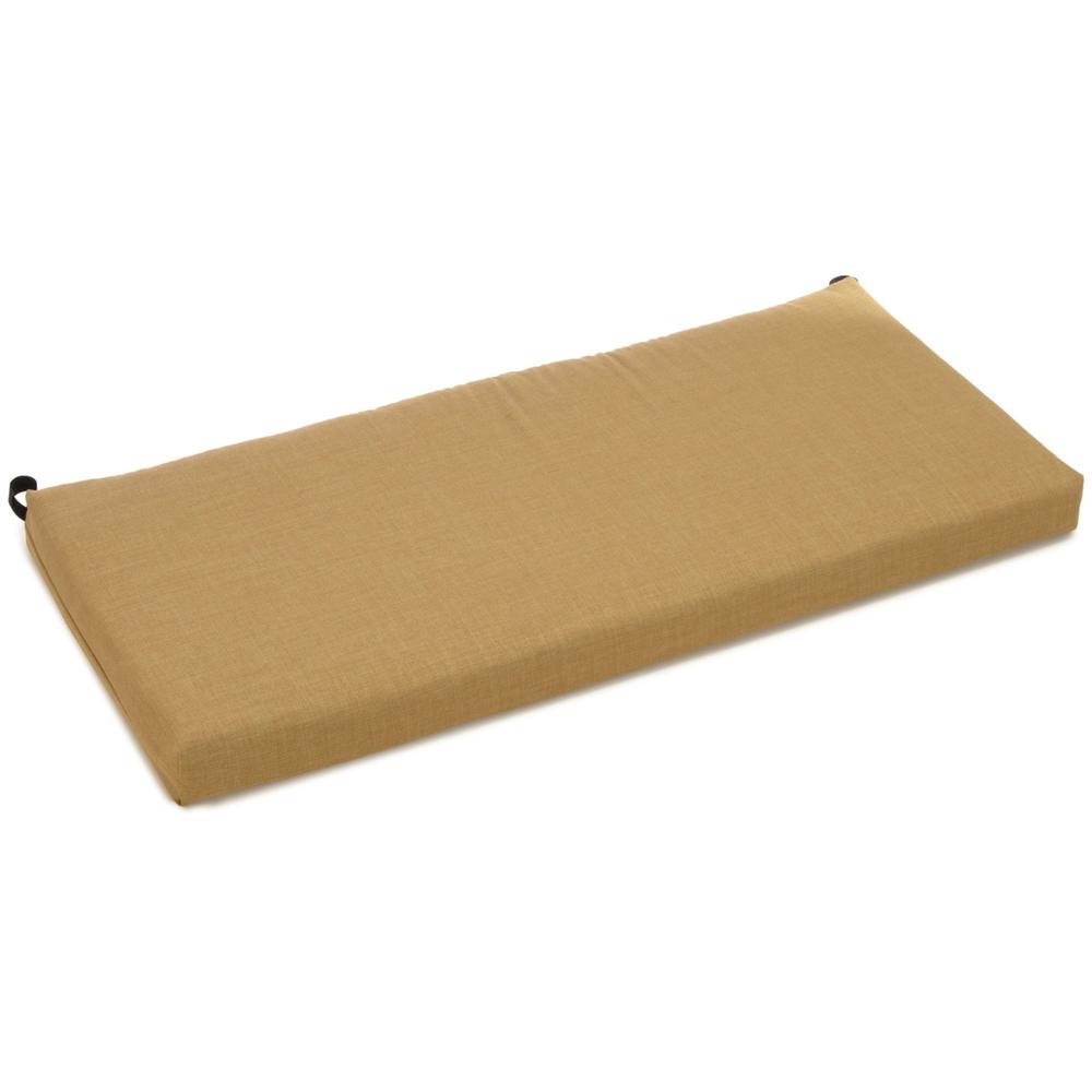 42-inch by 19-inch Spun Polyester Loveseat Cushion. Picture 1
