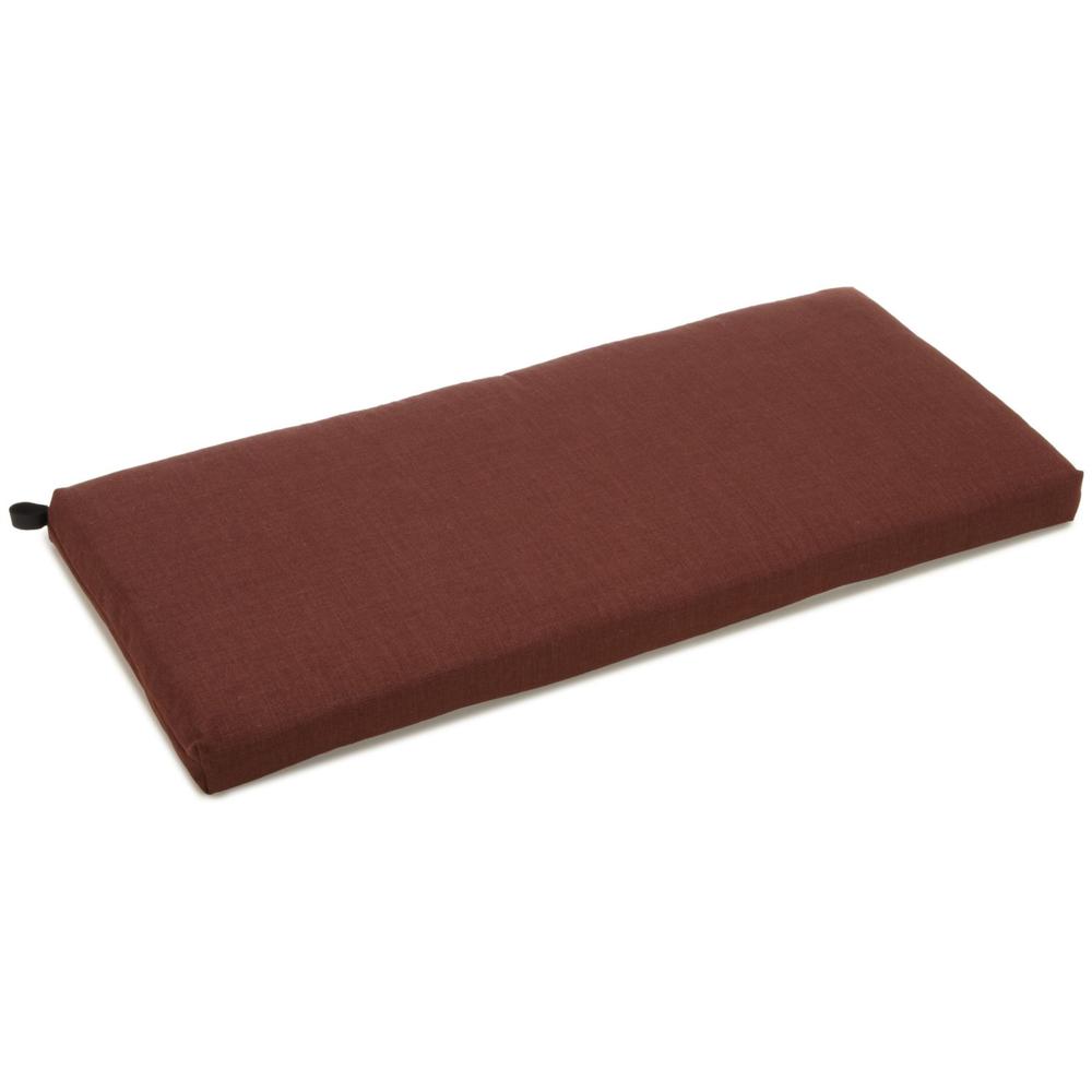 42-inch by 19-inch Spun Polyester Loveseat Cushion. Picture 1
