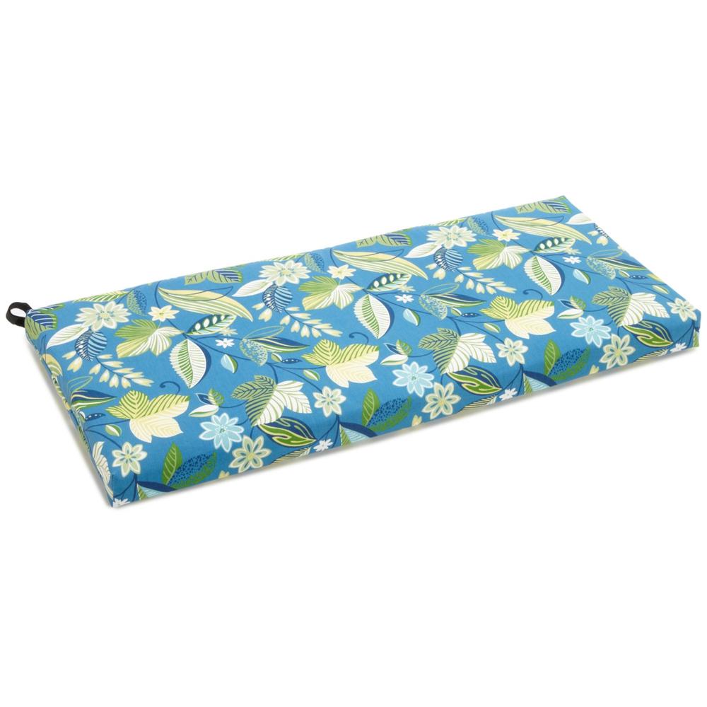 45-inch by 19-inch Outdoor Spun Polyester Loveseat Cushion. Picture 1