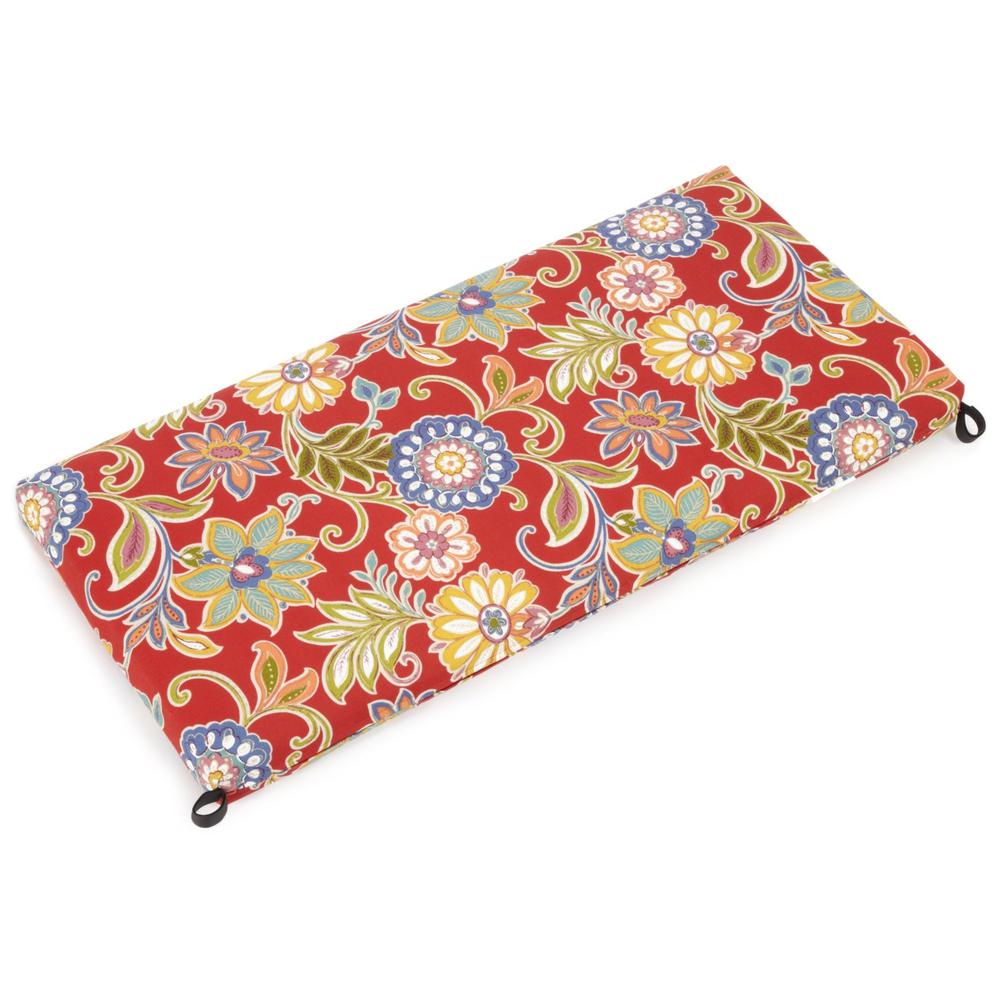 45-inch by 19-inch Outdoor Spun Polyester Loveseat Cushion. Picture 2
