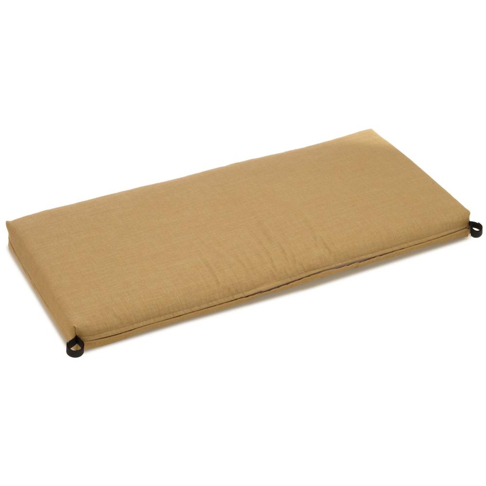 45-inch by 19-inch Outdoor Spun Polyester Loveseat Cushion. Picture 2