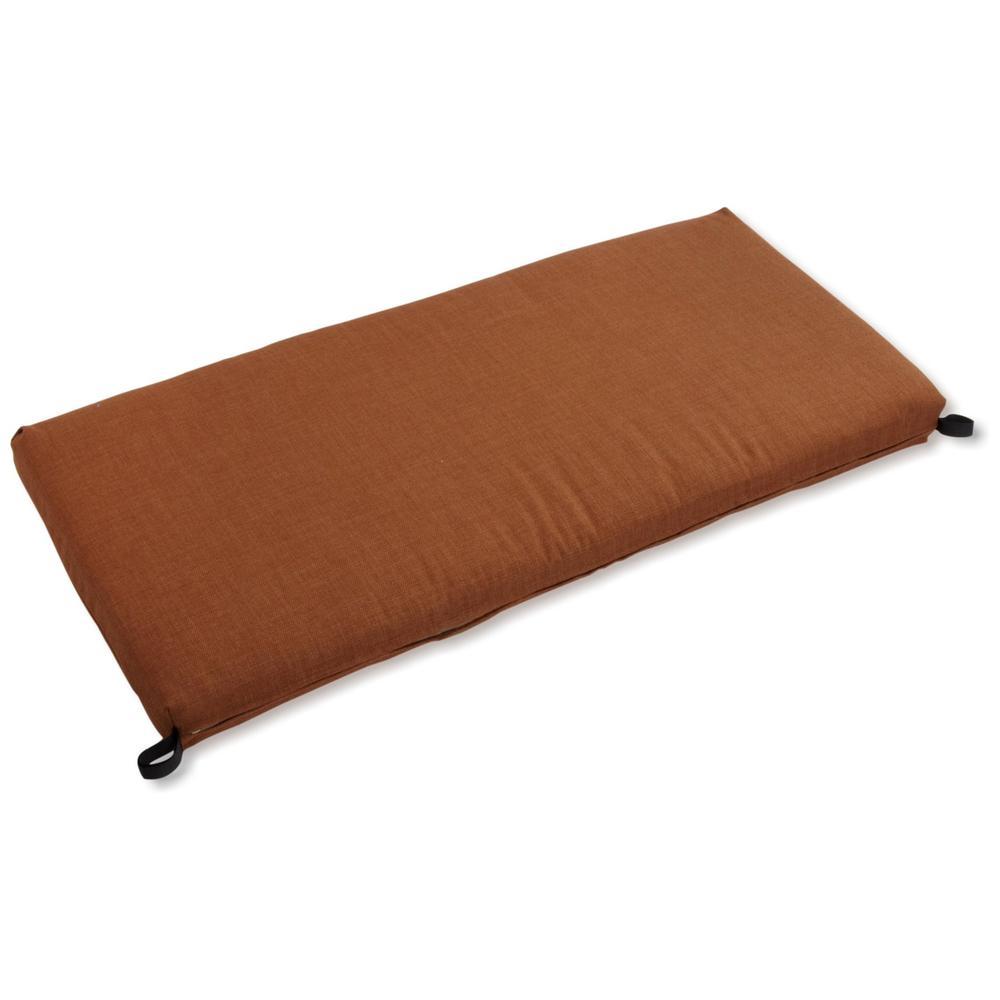 45-inch by 19-inch Outdoor Spun Polyester Loveseat Cushion. Picture 2