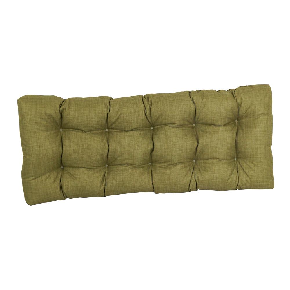 46-inch by 19-inch Tufted Solid Outdoor Spun Polyester Loveseat Cushion. Picture 3