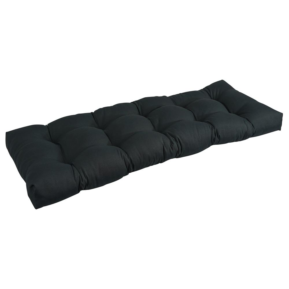 46-inch by 19-inch Tufted Solid Twill Bench Cushion. Picture 1