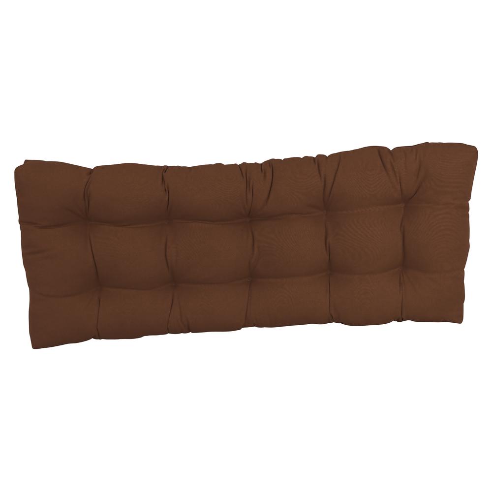 46-inch by 19-inch Tufted Solid Twill Bench Cushion. Picture 2