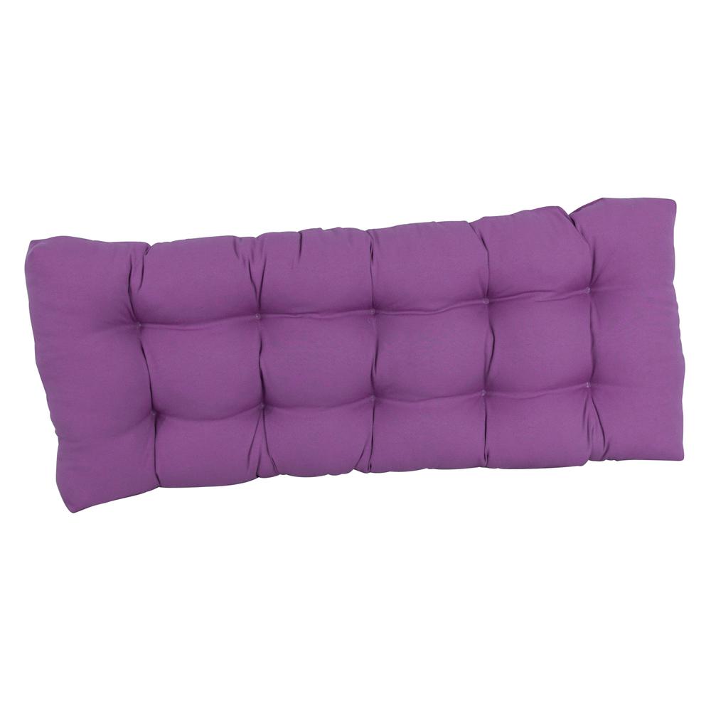 46-inch by 19-inch Tufted Solid Twill Bench Cushion. Picture 2