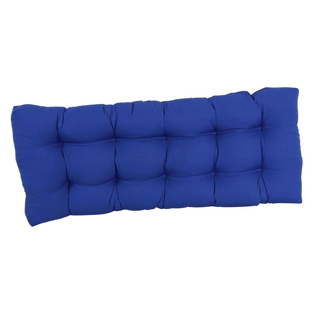 46-inch by 19-inch Tufted Solid Twill Bench Cushion. Picture 2
