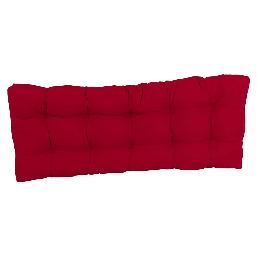 46-inch by 19-inch Tufted Solid Twill Bench Cushion. Picture 2
