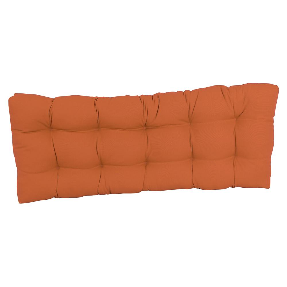 46-inch by 19-inch Tufted Solid Twill Bench Cushion. Picture 2