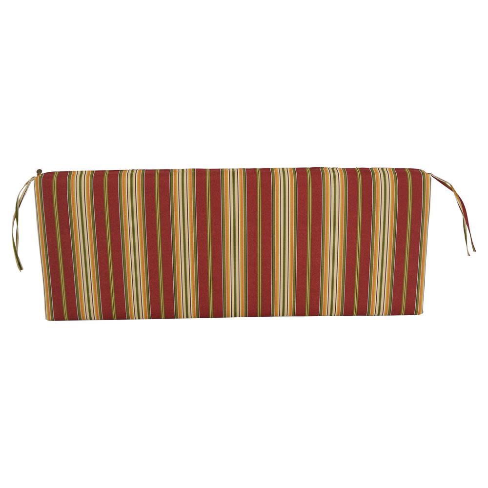 48-inch by 19-inch Patterned Outdoor Spun Polyester Loveseat Cushion. Picture 3