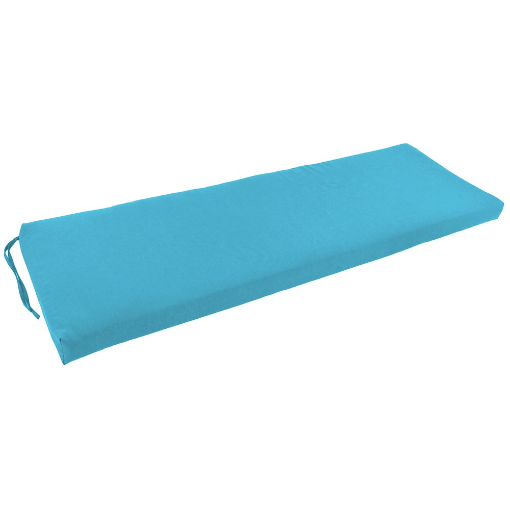 48-inch by 19-inch Solid Twill Bench Cushion. Picture 1