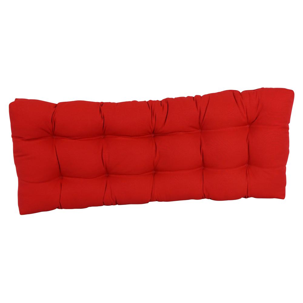 51-inch by 19-inch Tufted Solid Twill Bench Cushion. Picture 2