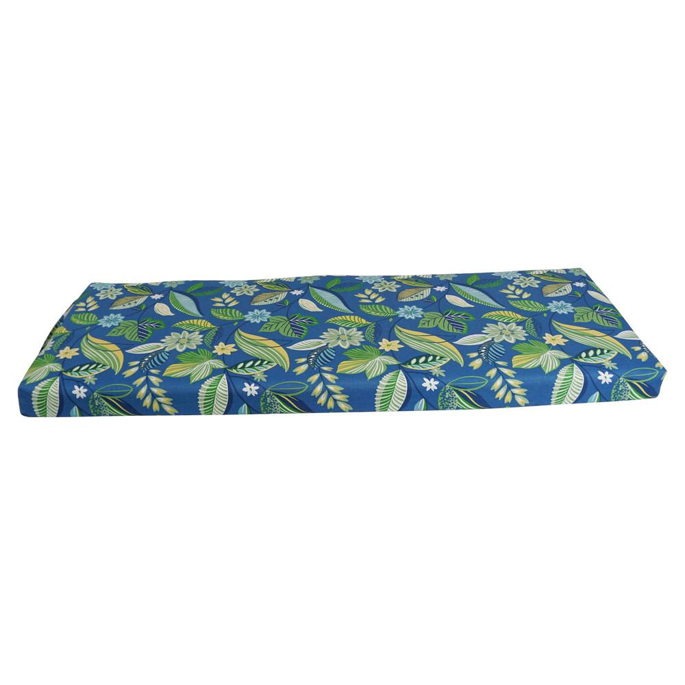 51-inch by 19-inch Patterned Outdoor Spun Polyester Loveseat Cushion. Picture 2