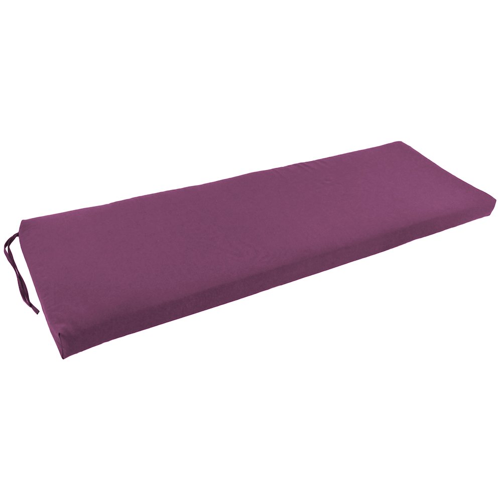 51-inch by 19-inch Solid Twill Bench Cushion. Picture 1
