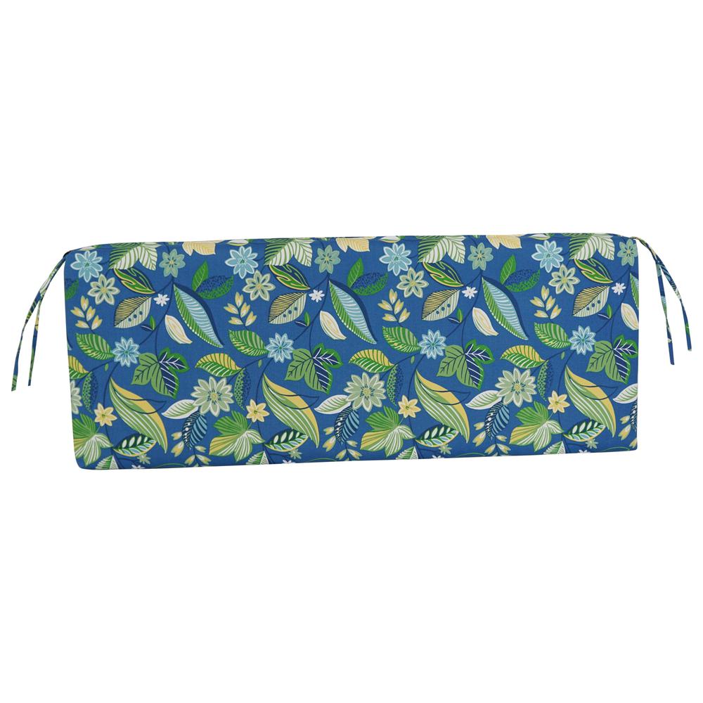 54-inch by 19-inch Patterned Outdoor Spun Polyester Bench Cushion 954X19-REO-28. Picture 3