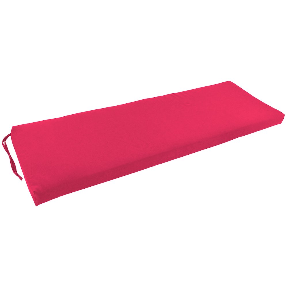 54-inch by 19-inch Solid Twill Bench Cushion. Picture 1
