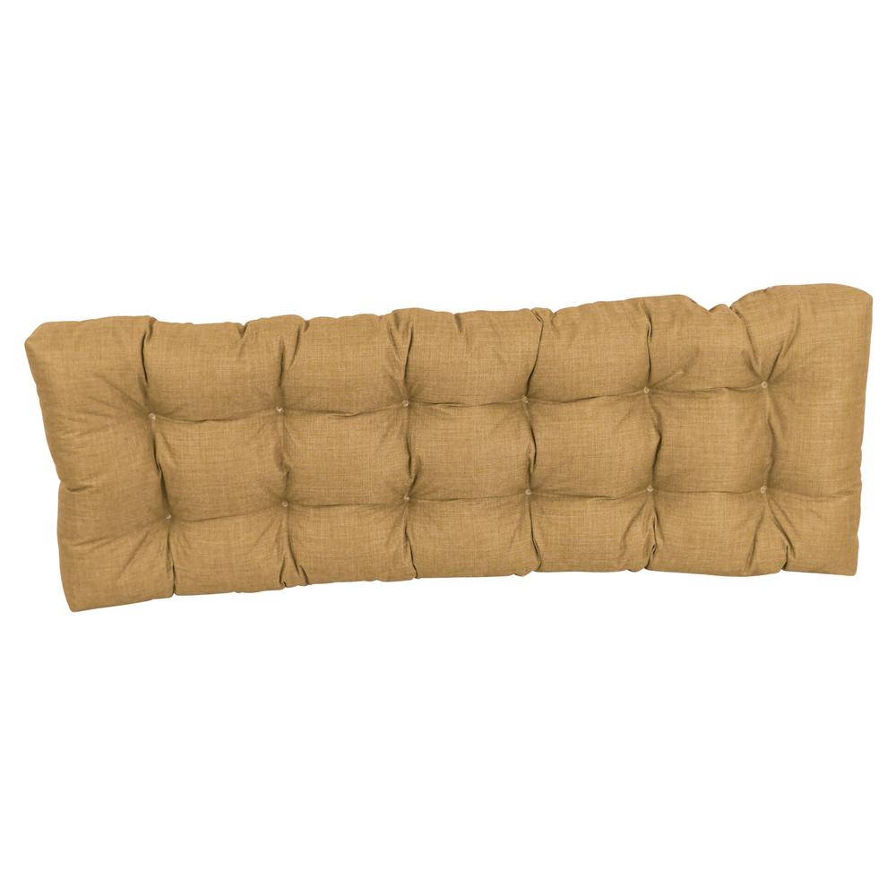 55-inch by 19-inch Tufted Solid Outdoor Spun Polyester Loveseat Cushion. Picture 3