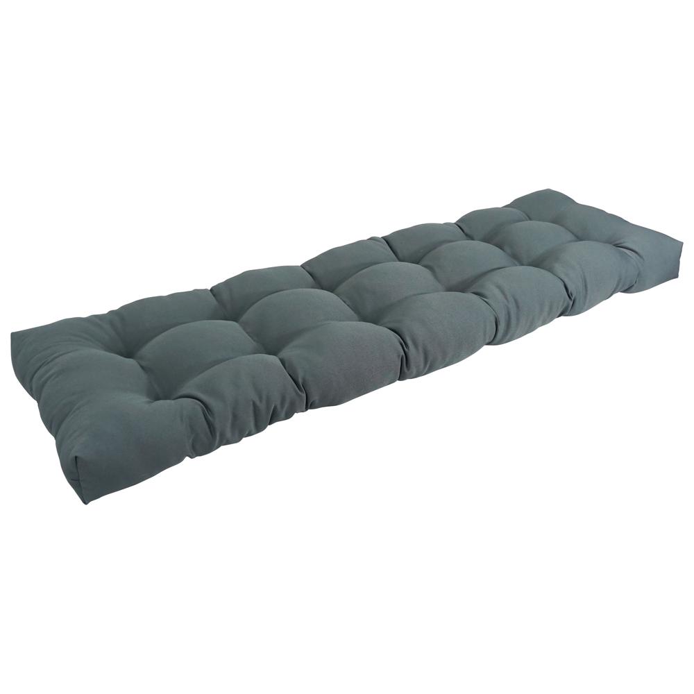 55-inch by 19-inch Tufted Solid Twill Bench Cushion. Picture 1