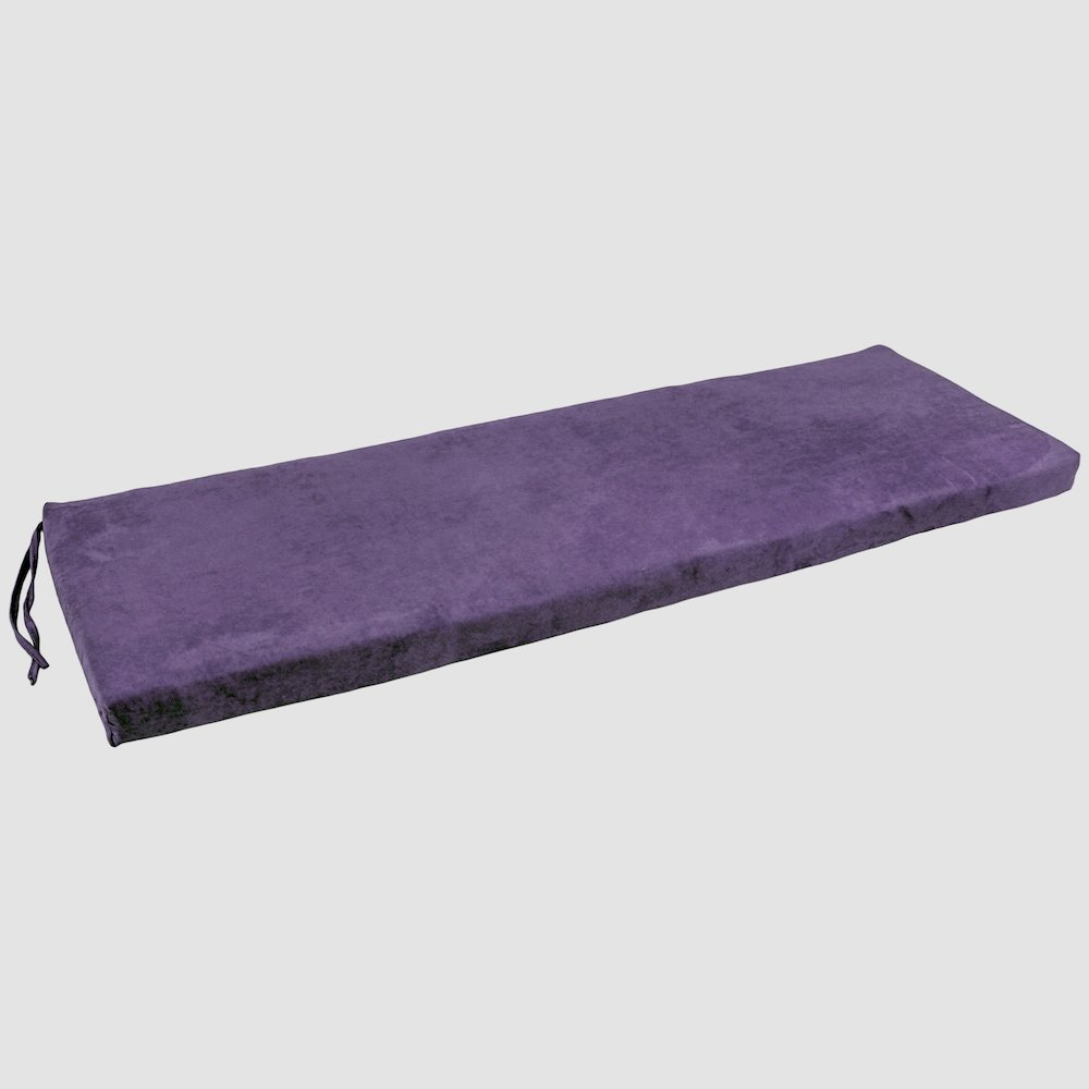 57-inch by 19-inch Solid Microsuede Bench Cushion. Picture 1
