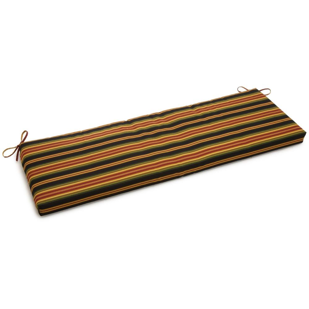 57-inch by 19-inch Outdoor Spun Polyester Loveseat Cushion. Picture 1