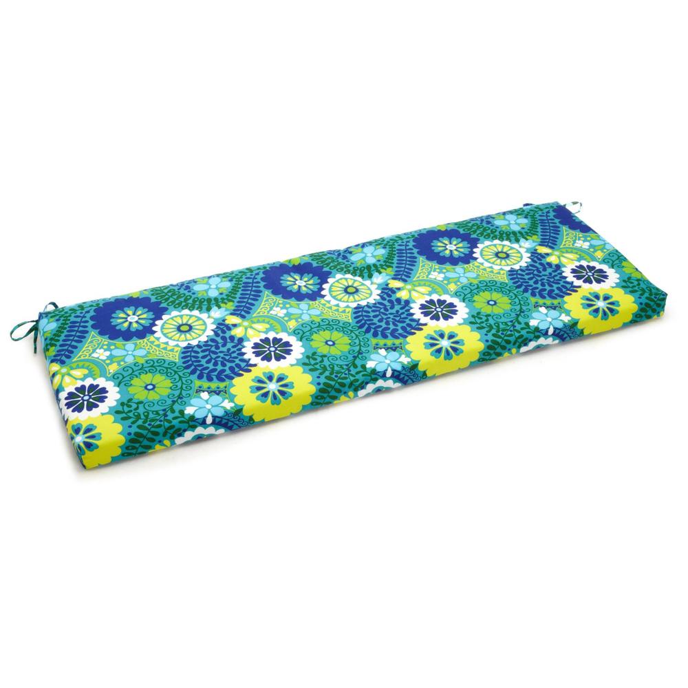 57-inch by 19-inch Outdoor Spun Polyester Loveseat Cushion. Picture 1